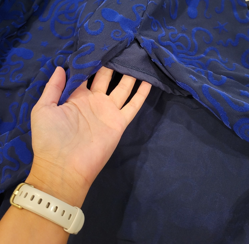 Blackmilk flocktapus 3/4 sleeve blue maxi dress - Picture 13 of 14